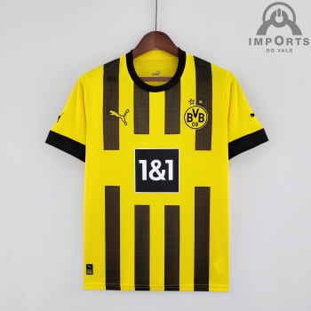 Camisa Borussia Dortmund l 22/23 Versão Torcedor + Personalização Grátis