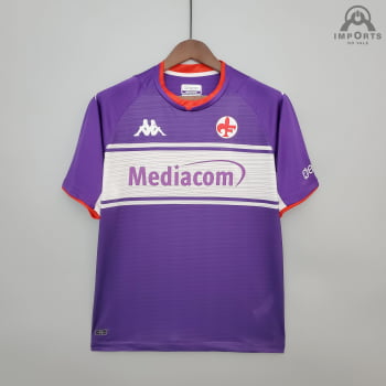Camisa Fiorentina I 21/22 Versão Torcedor + Personalização Grátis Camisa Fiorentina I 21/22 Versão Torcedor + Personalização Grátis