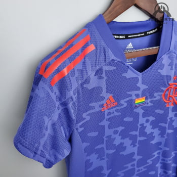 Camisa Flamengo 21/22 Versão Feminina Orgulho Lgbtqiap+  + Personalização Grátis 