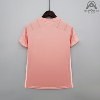 Camisa Flamengo 21/22 Ed. Especial Outubro Rosa Versão Feminina + Personalização Grátis