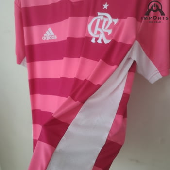 Camisa Flamengo 22/23 Versão Torcedor Ed. Especial Rosa + Personalização Grátis 
