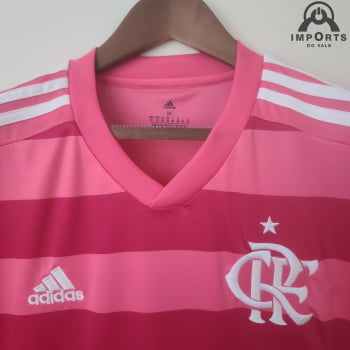 Camisa Flamengo 22/23 Versão Torcedor Ed. Especial Rosa + Personalização Grátis 