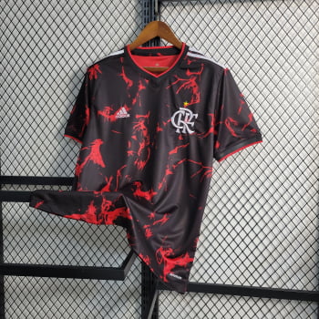 Camisa Flamengo 22/23 Versão Torcedor Ed. Especial Rubro Negra + Personalização Grátis