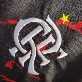 Camisa Flamengo 22/23 Versão Torcedor Ed. Especial Rubro Negra + Personalização Grátis Camisa Flamengo 22/23 Versão Torcedor Ed. Especial Rubro Negra + Personalização Grátis