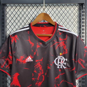 Camisa Flamengo 22/23 Versão Torcedor Ed. Especial Rubro Negra + Personalização Grátis