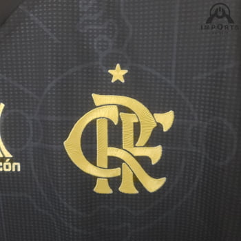 Camisa Flamengo 22/23 Versão Torcedor Ed. Especial Tricampeão da Libertadores + Personalização Grátis 