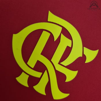Camisa Flamengo 22/23 Versão Torcedor Treino Vermelha + Patrocínios + Personalização Grátis