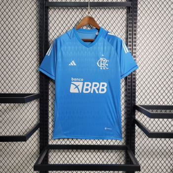 Camisa Flamengo 23/24 Goleiro + Personalização Grátis - Azul Camisa Flamengo 23/24 Goleiro + Personalização Grátis - Azul