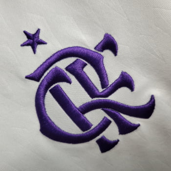 Camisa Flamengo 23/24 Versão Feminina Goleiro Branca + Personalização Grátis Camisa Flamengo 23/24 Versão Feminina Goleiro Branca + Personalização Grátis
