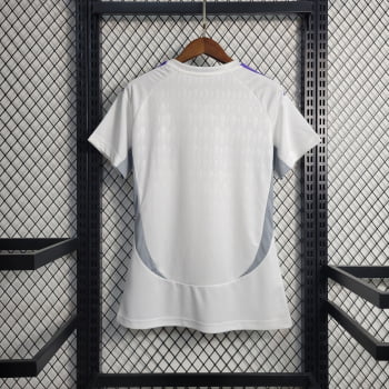 Camisa Flamengo 23/24 Versão Feminina Goleiro Branca + Personalização Grátis