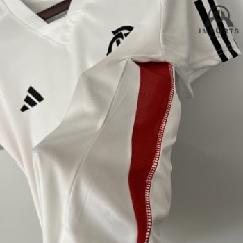 Camisa Flamengo 23/24 Versão Feminina Treino - Branca
