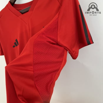Camisa Flamengo 23/24 Treino Versão Feminina - Vermelha
