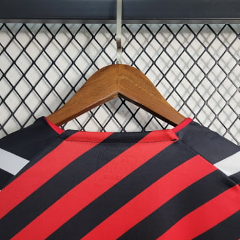 Camisa Flamengo 23/24 Versão Torcedor Ed. Especial Rubro Negra Listrada + Personalização Grátis