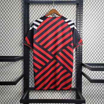 Camisa Flamengo 23/24 Versão Torcedor Ed. Especial Rubro Negra Listrada + Personalização Grátis
