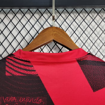 Camisa Flamengo 23/24 Versão Torcedor Pré-Jogo - Rubro Negra