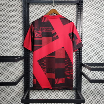 Camisa Flamengo 23/24 Versão Torcedor Pré-Jogo - Rubro Negra