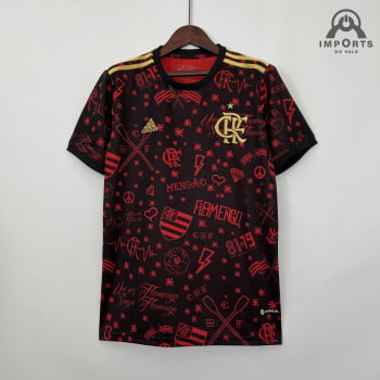 Camisa Flamengo 23/24 Versão Torcedor Pré-Jogo Treino 