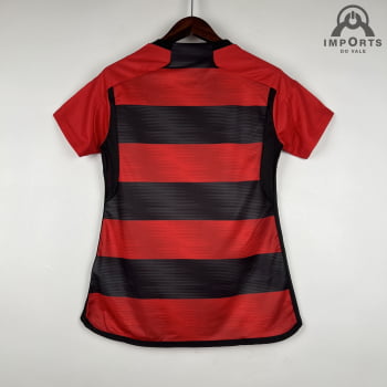 Camisa Flamengo I 23/24 Versão Feminina + Personalização Grátis