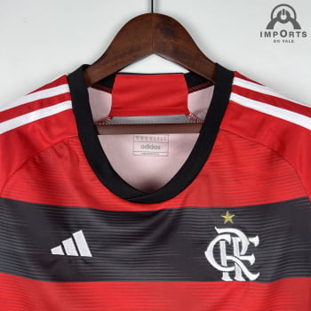 Camisa Flamengo I 23/24 Versão Feminina + Personalização Grátis
