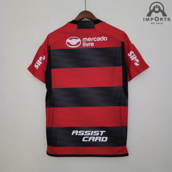 Camisa Flamengo I 23/24 Versão Torcedor + Patrocínios + Personalização Grátis