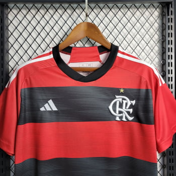 Camisa Flamengo I 23/24 Versão Torcedor + Personalização Grátis