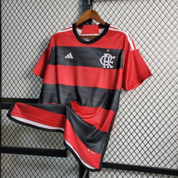 Camisa Flamengo I 23/24 Versão Torcedor + Personalização Grátis