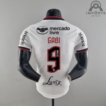Camisa Flamengo II 22/23 Versão Jogador + Patrocínios + Personalização Grátis