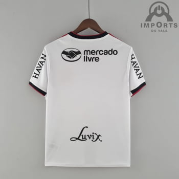 Camisa Flamengo II 22/23 Versão Torcedor + Patrocínios + Personalização Grátis