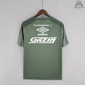 Camisa Fluminense 22/23 Versão Treino Verde + Patrocínios