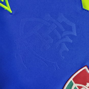 Camisa Fluminense 23/24 Goleiro + Personalização Grátis - Azul