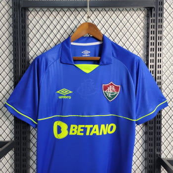 Camisa Fluminense 23/24 Goleiro + Personalização Grátis - Azul