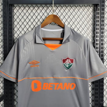 Camisa Fluminense 23/24 Goleiro + Personalização Grátis - Cinza