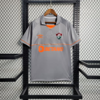 Camisa Fluminense 23/24 Goleiro + Personalização Grátis - Cinza
