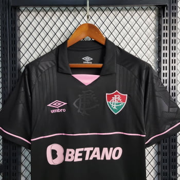 Camisa Fluminense 23/24 Goleiro Preta + Personalização Grátis