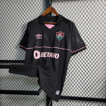 Camisa Fluminense 23/24 Goleiro Preta + Personalização Grátis