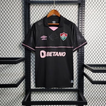 Camisa Fluminense 23/24 Goleiro Preta + Personalização Grátis