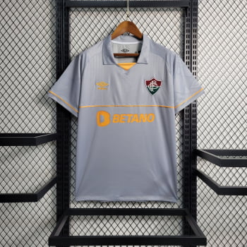 Camisa Fluminense 23/24 Treino - Cinza Camisa Fluminense 23/24 Treino - Cinza