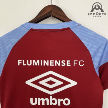 Camisa Fluminense 23/24 Treino Versão Feminina - Vermelha/lilás