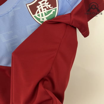 Camisa Fluminense 23/24 Treino Versão Feminina - Vermelha/lilás