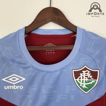Camisa Fluminense 23/24 Treino Versão Feminina - Vermelha/lilás
