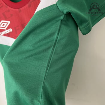 Camisa Fluminense 23/24 Treino Versão Feminina - Vermelha/verde