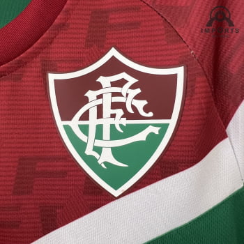 Camisa Fluminense 23/24 Treino Versão Feminina - Vermelha/verde
