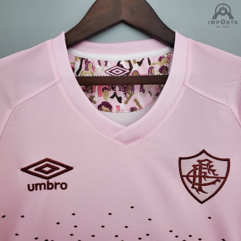 Camisa Fluminense 22/23 Versão Feminina Ed. Especial Outubro Rosa + Personalização Grátis