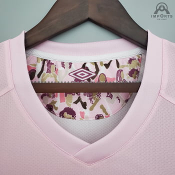 Camisa Fluminense 22/23 Versão Feminina Ed. Especial Outubro Rosa + Personalização Grátis