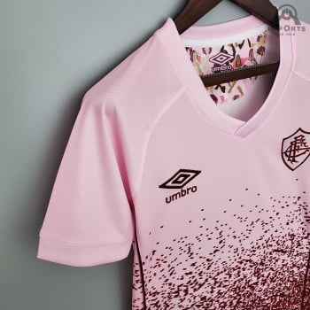 Camisa Fluminense 22/23 Versão Feminina Ed. Especial Outubro Rosa + Personalização Grátis