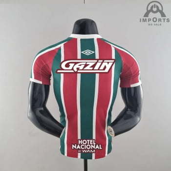 Camisa Fluminense I 22/23 Versão Jogador + Patrocínios + Personalização Grátis
