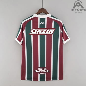 Camisa Fluminense I 22/23 Versão Torcedor + Patrocínios + Personalização Grátis