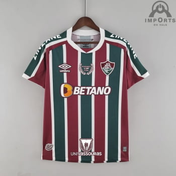 Camisa Fluminense I 22/23 Versão Torcedor + Patrocínios + Personalização Grátis
