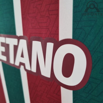 Camisa Fluminense I 22/23 Versão Torcedor + Patrocínios + Personalização Grátis