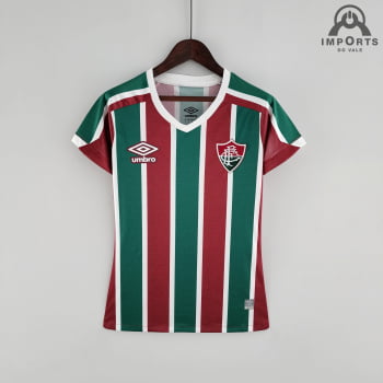Camisa Fluminense I 22/23 Versão Feminina + Personalização Grátis 